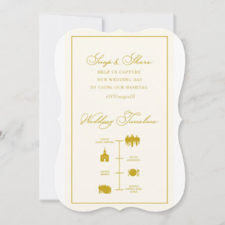 結婚式のタイムライン