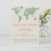結婚式のチケットを予約しよう、結婚式の時間だよ 招待状 (スタンド正面)