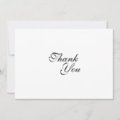 結婚式のテンプレートありがとう サンキューカード (正面)