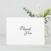 結婚式のテンプレートありがとう サンキューカード (スタンド正面)