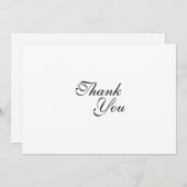 結婚式のテンプレートありがとう サンキューカード (正面/裏面)