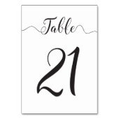 結婚式のテーブル番号 テーブルナンバー (裏面)