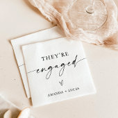 結婚式のナプキン, 現代の結婚発表パーティー スタンダードカクテルナプキン