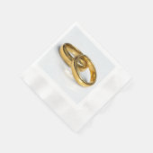 結婚式のナプキン 縁ありカクテルナプキン (角)
