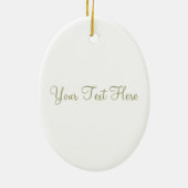 結婚式のハイヒールの芸術 セラミックオーナメント (裏面)