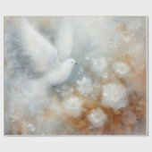 結婚式のハトの包装紙 ラッピングペーパー (フラット)