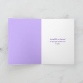 結婚式のバージンロード カード (内部)