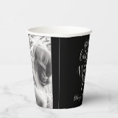 結婚式のパーティーの写真黒より遅い方がいい 紙コップ (右)