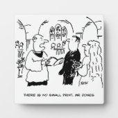 結婚式のビカール結婚と花婿 フォトプラーク (正面)