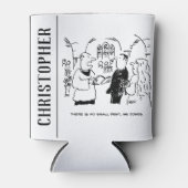 結婚式のビカール結婚と花婿 缶クーラー (正面)