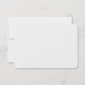 結婚式のピーチブロッサムRSVP 出欠カード (裏面)