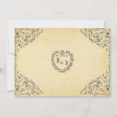 結婚式のファンタジーのおとぎ話、ロマンチックなユニークな作成 招待状 (裏面)