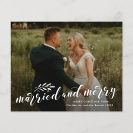 結婚式のフォトクリスマスカード