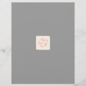 結婚式のフライヤーテンプレート チラシ (裏面)