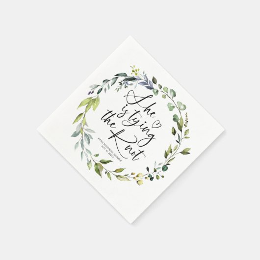 結婚式のブライズシャワー ナプキン スタンダードカクテルナプキン (角)