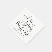 結婚式のブライズシャワー ナプキン スタンダードカクテルナプキン (角)