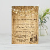 結婚式のブライダルシャワー招待状 招待状 (スタンド正面)