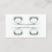 結婚式のプロファイルカードの登録 エンクロージャーカード (裏面)