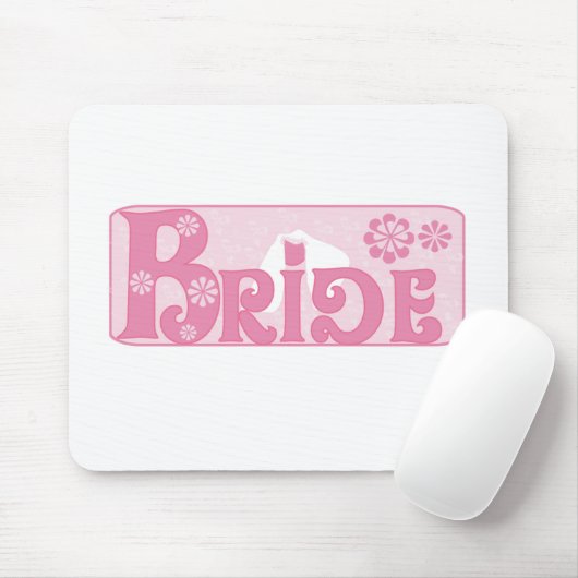 結婚式のベールの花嫁 マウスパッド (マウス)