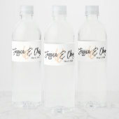 結婚式のボトルラベル014 ペットボトルラベル (ボトル)