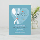 結婚式のポストの結婚式のブランチの招待状 招待状 (スタンド正面)