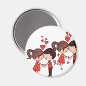 結婚式のポストカード マグネット (正面/裏面)