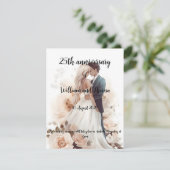 結婚式のポストカード 招待状 (スタンド正面)