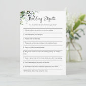 結婚式のマナーおもしろい ブライダルシャワーゲーム 招待状 (スタンド正面)