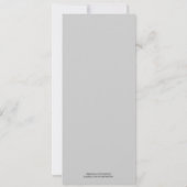 結婚式のメニューカード 招待状 (裏面)