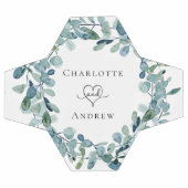 結婚式のユーカリグリーンのリースの名前 サッカーボール (フラット)