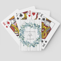 結婚式のユーカリグリーンリース ホワイトウッド