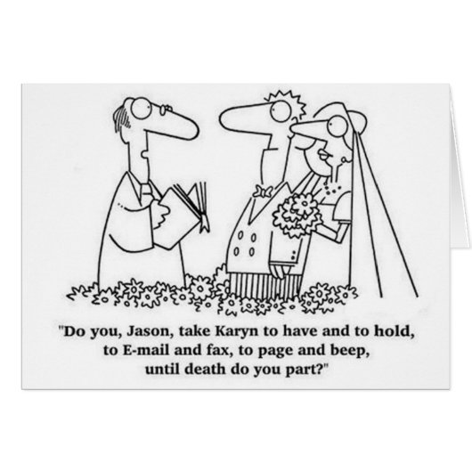 結婚式のユーモア (正面横)