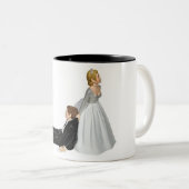 結婚式のユーモア ツートーンマグカップ (正面右)