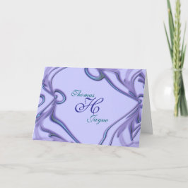 結婚式のラベンダーのメドレーの招待状は引き起こります 招待状