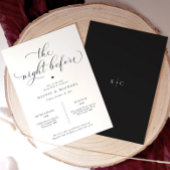 結婚式のリハーサルディナー招待状 招待状