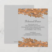 結婚式のリハーサルディナー招待状 招待状 (正面/裏面)