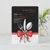 結婚式のリハーサルディナー パーティーの招待状 招待状 (スタンド正面)