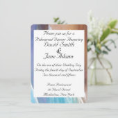 結婚式のリハーサルディナー 招待状 (スタンド正面)