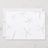 結婚式のリハーサルビーチパーティーの招待状 招待状 (裏面)