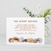 結婚式のリハーサルビーチパーティーの招待状 招待状 (スタンド正面)