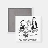 結婚式のレセプション花婿はダーツマッチ マグネット (正面/裏面)