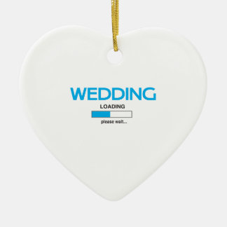 結婚式のローディング セラミックオーナメント