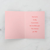 結婚式の上で運転して下さい 案内状 (内部)