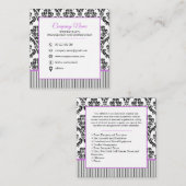 結婚式の主催者の名刺 スクエア名刺 (正面/裏面)