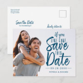 結婚式の予告状 Funny Wedding Save The Date ポストカード (正面/裏面)