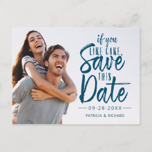 結婚式の予告状  Funny Wedding Save The Date ポストカード