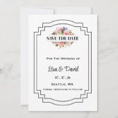 結婚式の事前お知らせカード ノートカード (裏面)