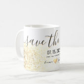 結婚式の事前お知らせ コーヒーマグカップ (正面左)