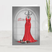 結婚式の介添え人依頼の依頼状（伯母用） 招待状 (正面)