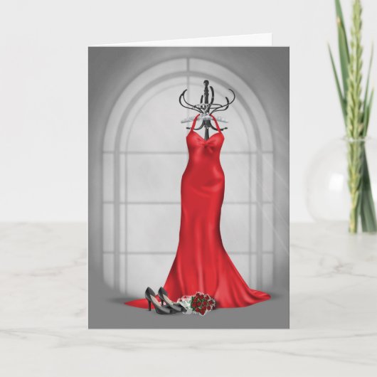 結婚式の介添え人募集 招待状 (正面)